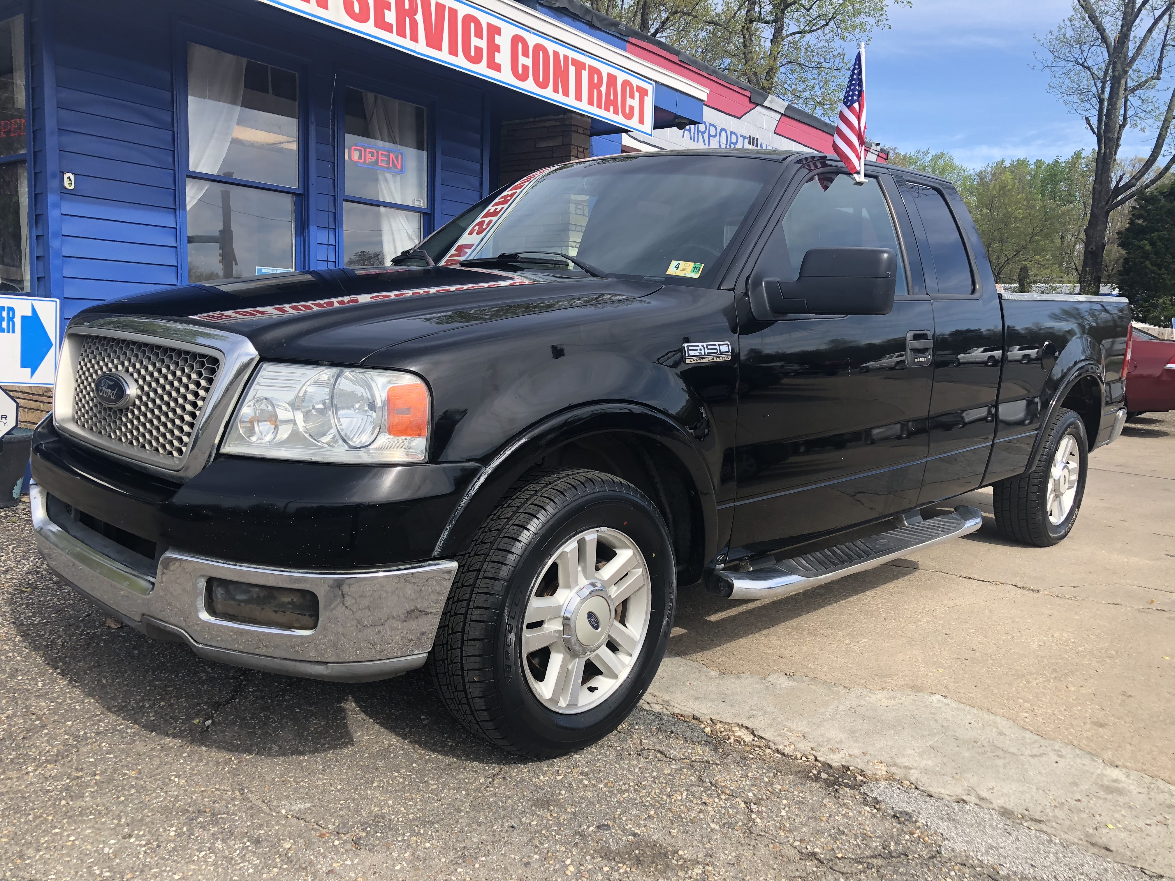 2004 Ford F150 Extended Cab! Black Leather! Sunroof!